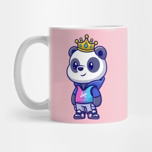 Cute Cool Panda Wearing Hoodie Cartoon Mug